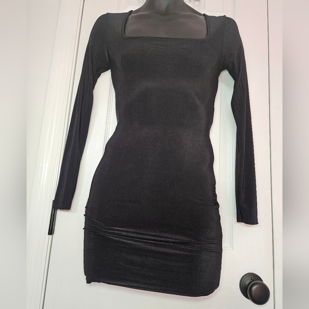 PrettyLittleThing Black Mini Dress